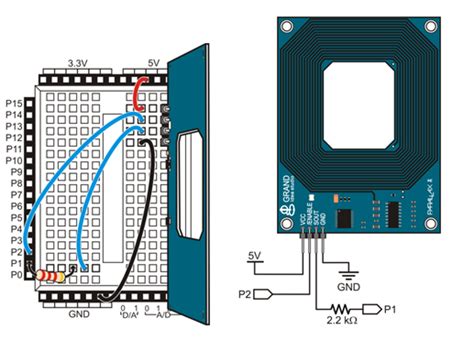 Using a parallax RFID reader with sample code 